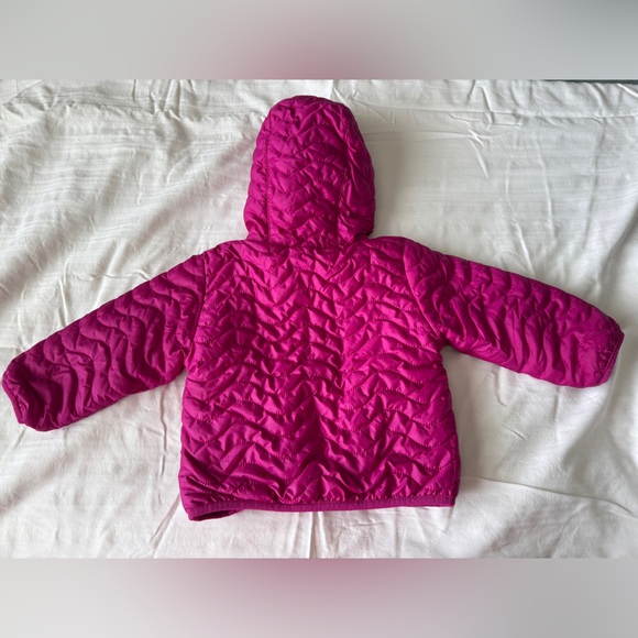 Columbia Pink Reversible Puffer Hooded Jacket - Picture 2 of 8